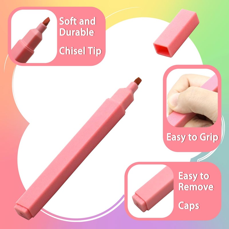 Vitoler Highlighters Assorted Colors,12 Pack Chisel Tip Highlighter Pens,No Bleed Highlighters for School Office Supplies - Image 3